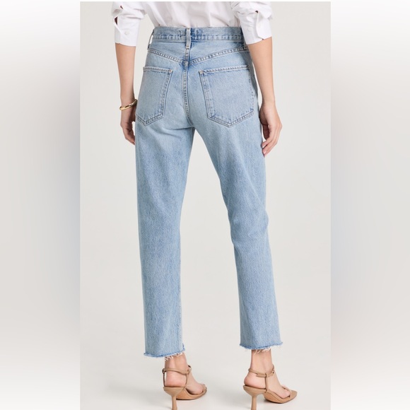 AGOLDE Riley High Rise Straight Crop Jeans - Picture 3 of 3